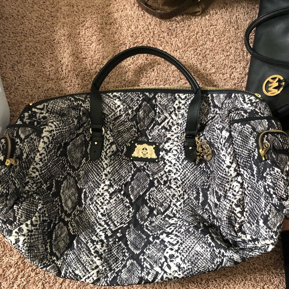 Juicy Couture Weekend Duffel and Matching Tote